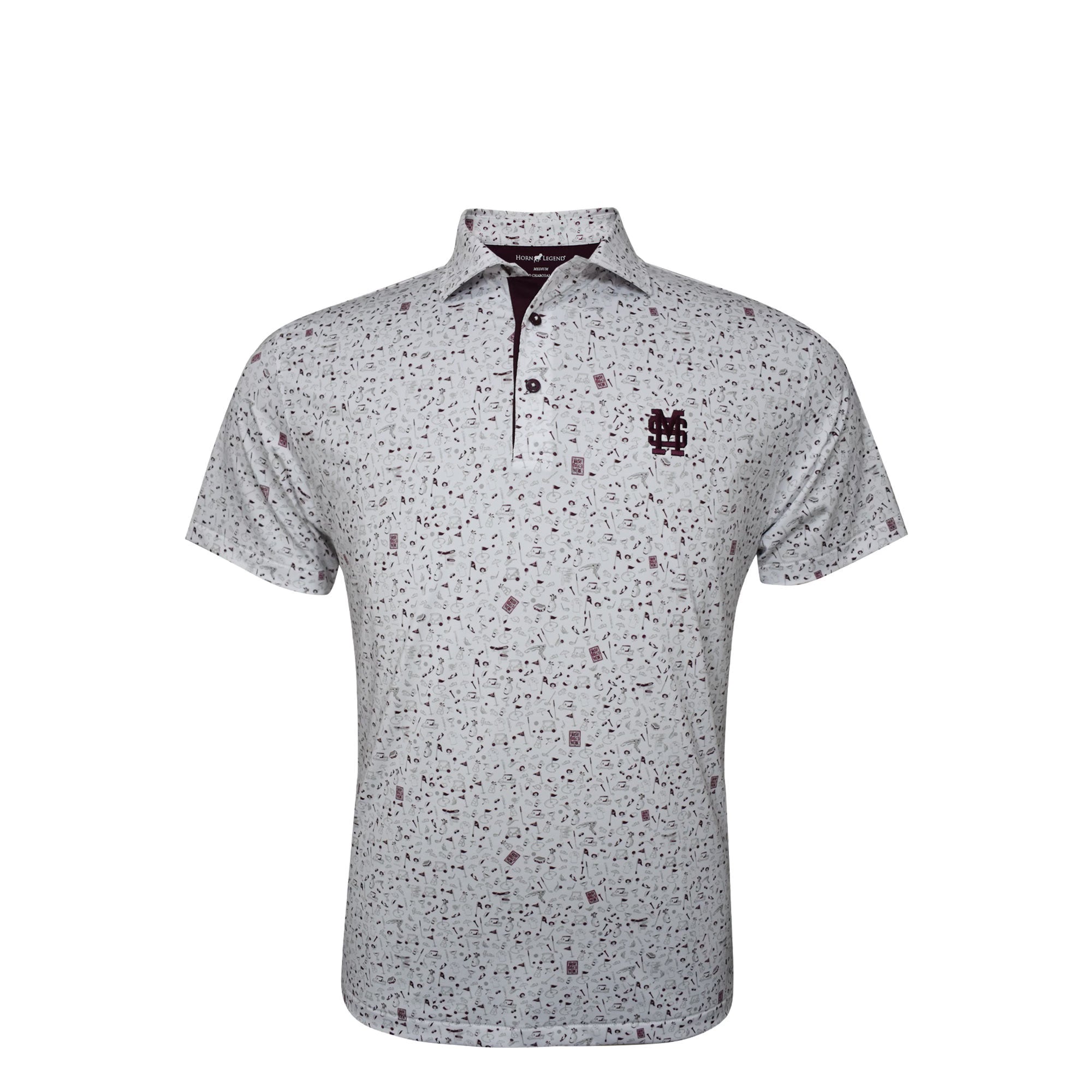 Horn Legend Mississippi State Mulligan Polo