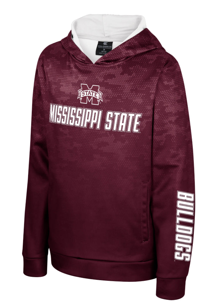 Colosseum Youth Maroon High Voltage Sublimated Hoodie