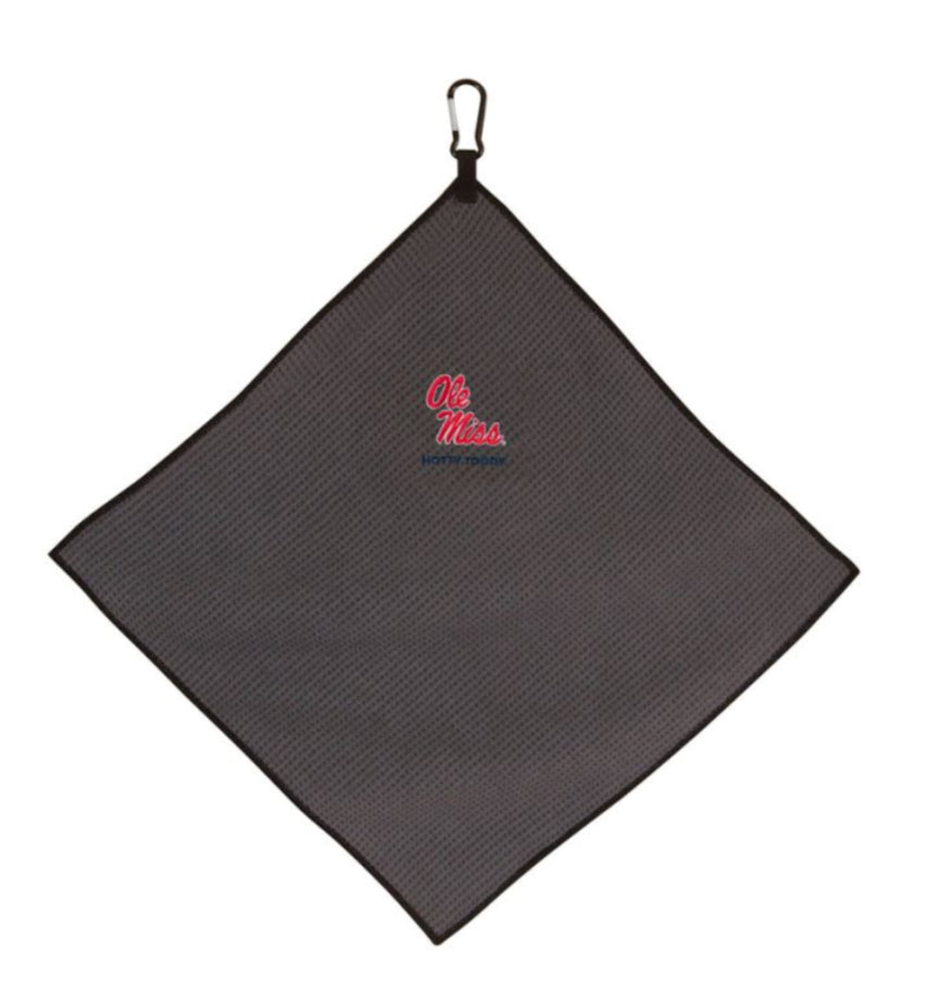 Ole Miss Grey Microfiber Towel