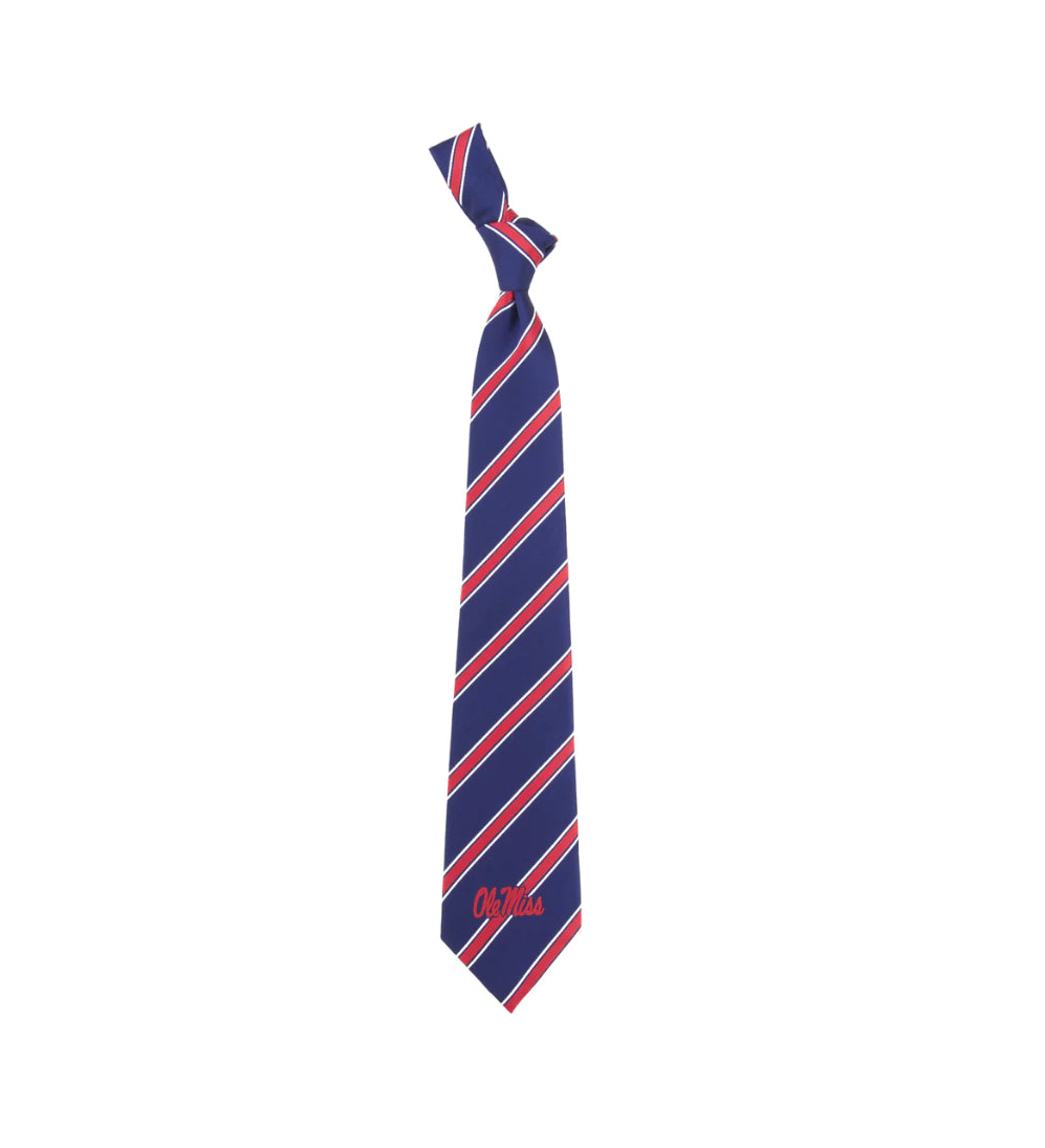 Ole Miss Woven Poly 1 Necktie