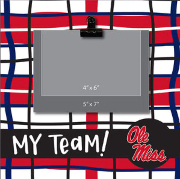 Ole Miss Picture Frame- 11 x 11