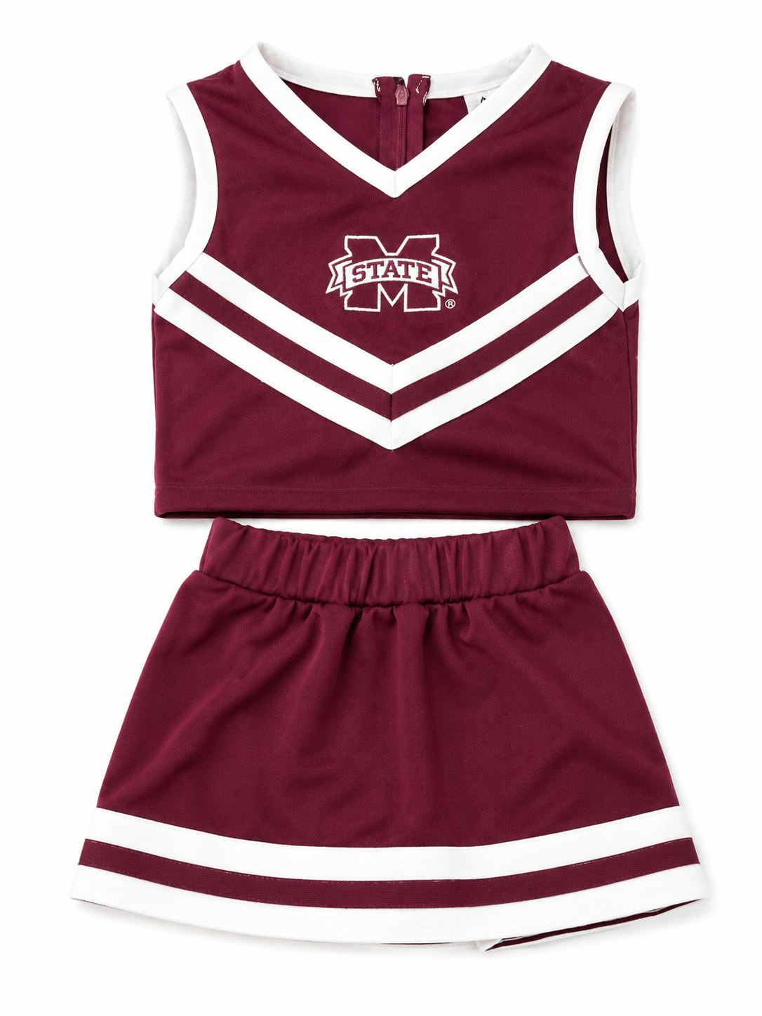 Little King Mississippi State Toddler and Youth 2 Piece Cheer Uniform