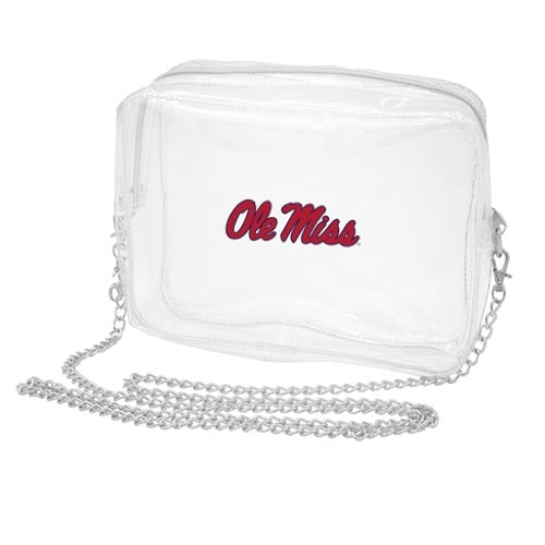 Ole Miss Camera Crossbody Clear Purse