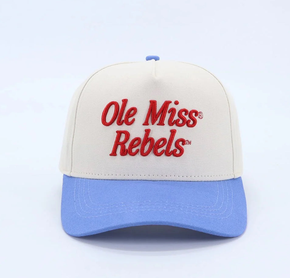 Gameday Social Ole Miss Script Canvas Hat