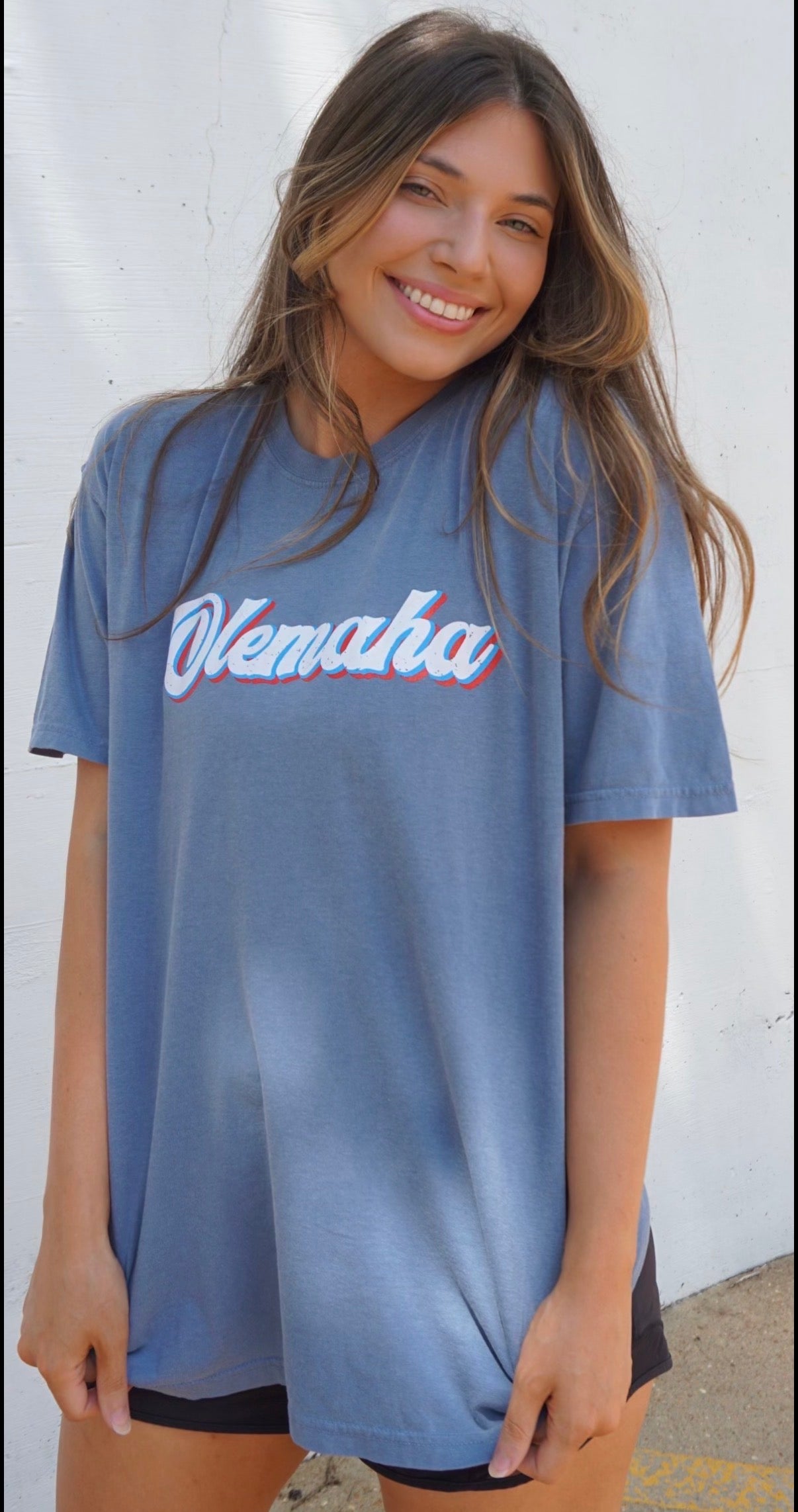 Comfort Colors Olemaha T-Shirt- Blue Jean