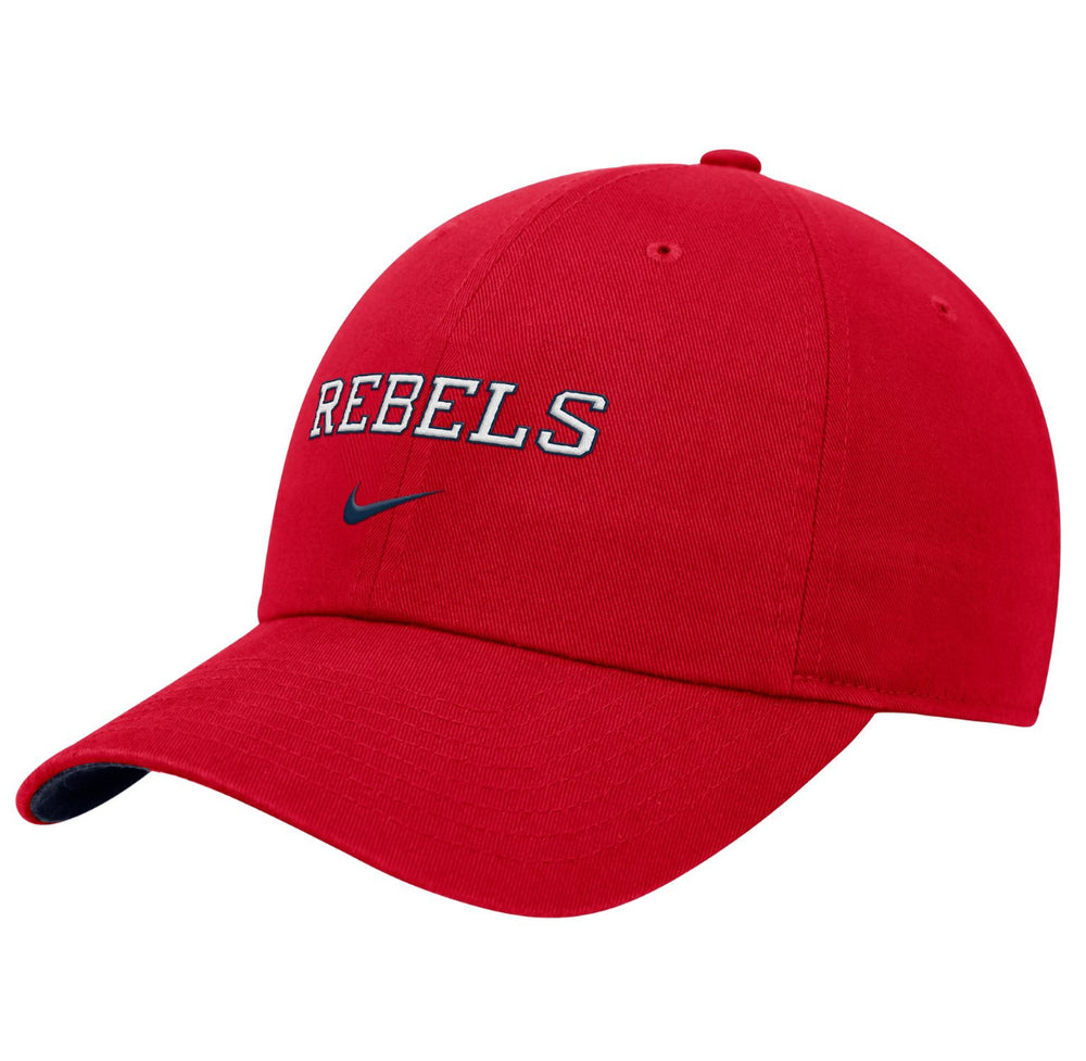 Nike DRI-FIT Rebels Red Unstructured Club Cap