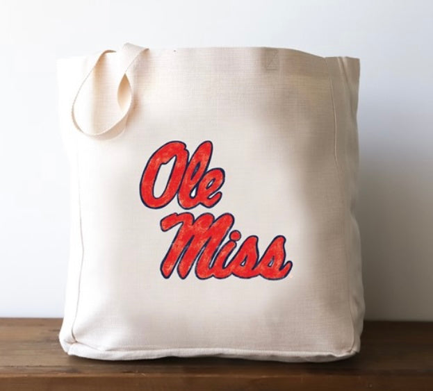 Little Birdie Collegiate Ole Miss Tote