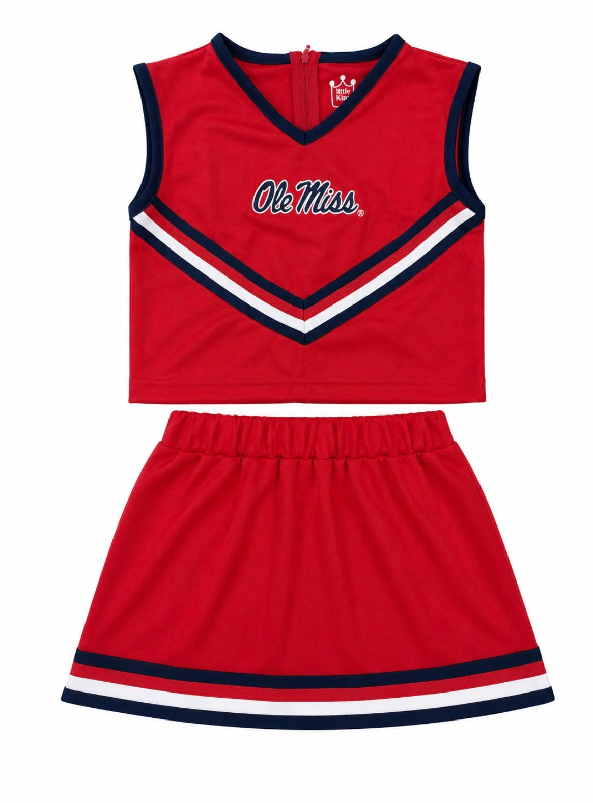 Little King Two Piece Cheer Outfit- Red