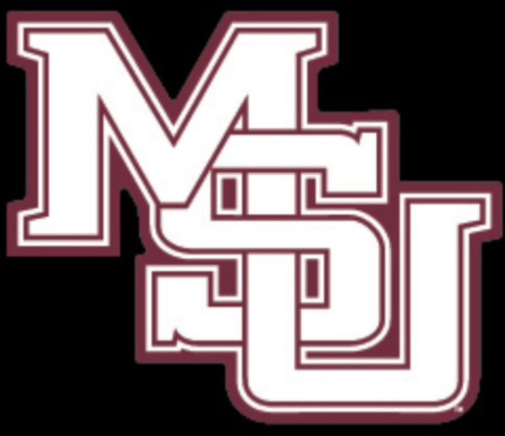 Mississippi State 5” White MSU Interlock Decal