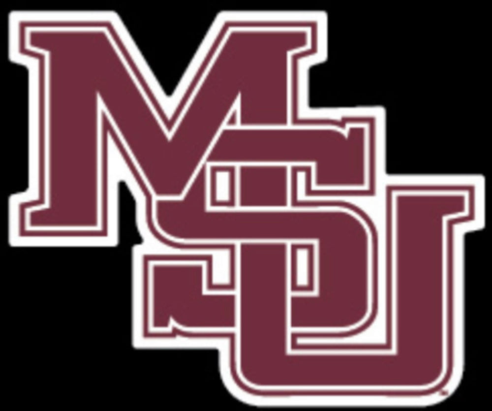 Mississippi State 6” Maroon Interlock Decal