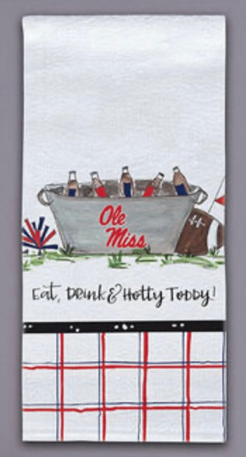 Magnolia Lane Eat, Drink and Hotty Toddy Tea Towel