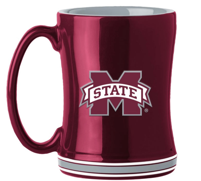 Mississippi State Mug w/ Gray Stripe on Bottom