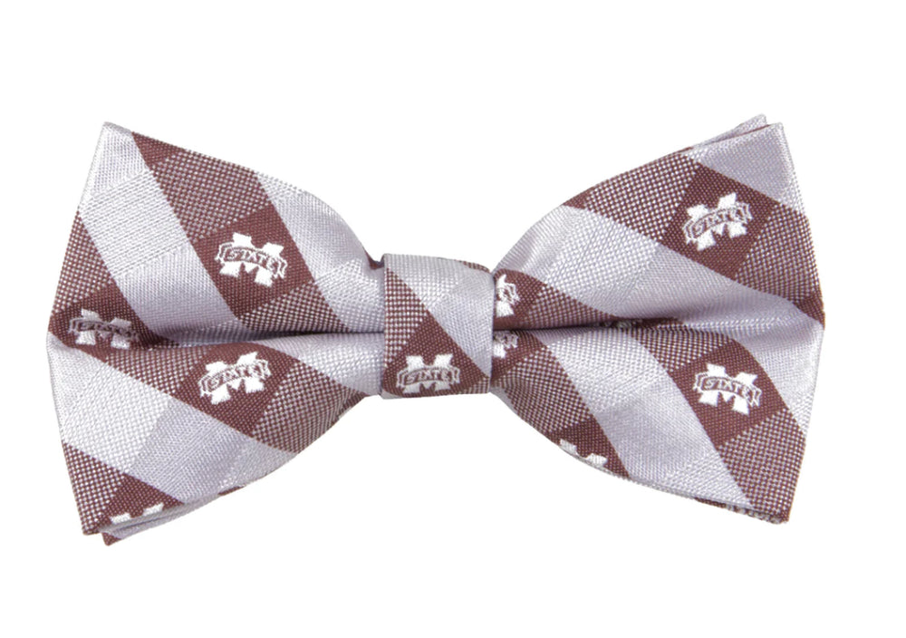 Mississippi State Bulldogs Bow Tie Check