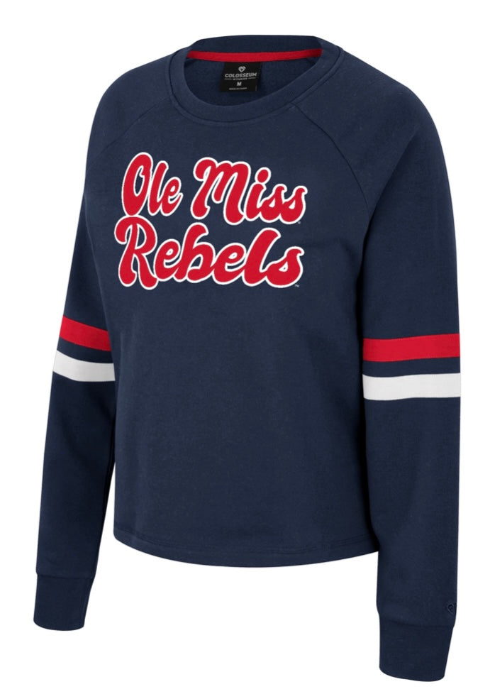 Colosseum Ole Miss Womens Talent Competition Crew Sweatshirt
