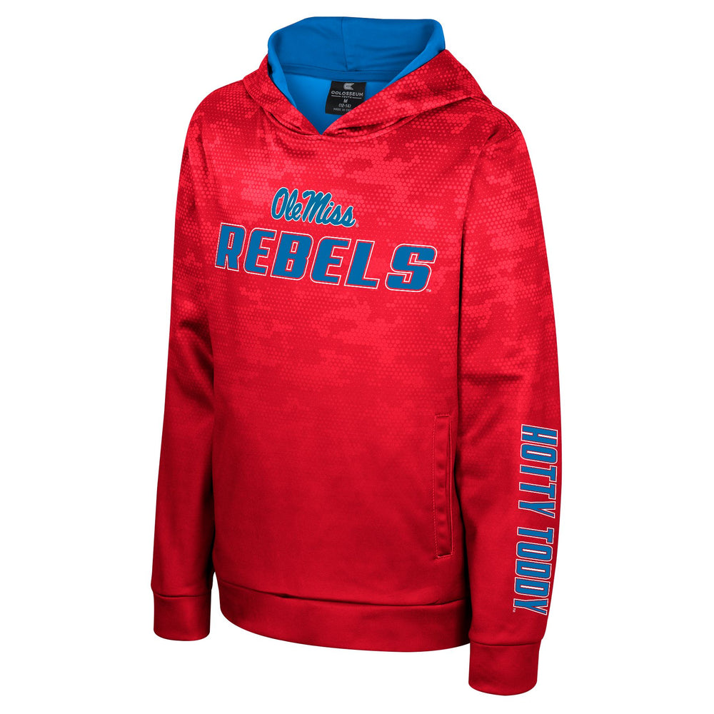 Ole Miss Youth High Voltage Sublimated Hoodie Red