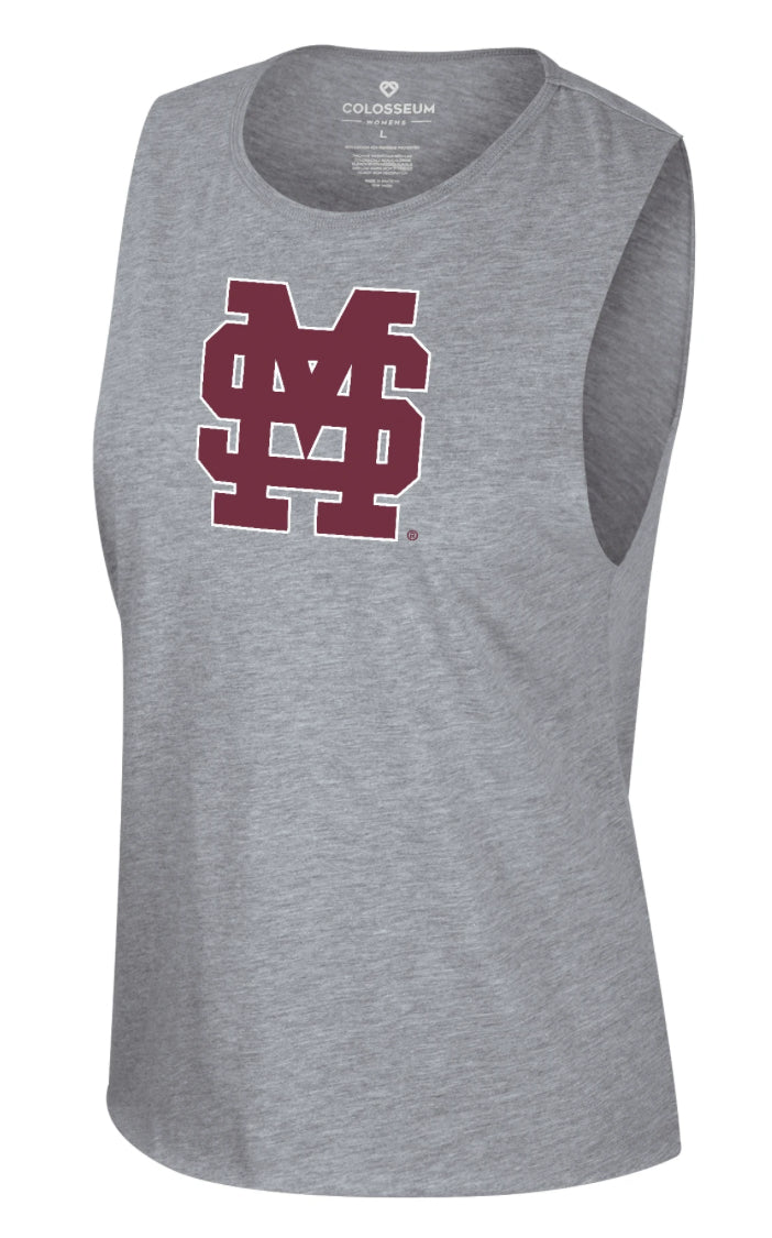 Colosseum Women‚ Grey Mississippi State Tank