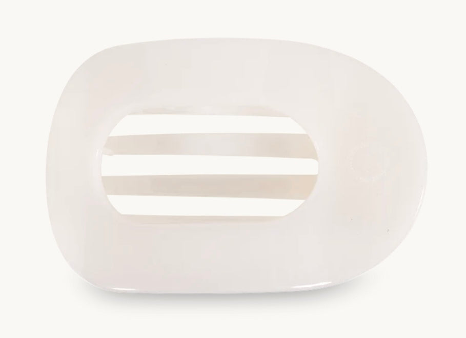 
                  
                    Teleties Coconut White Large Flat Round Clip
                  
                