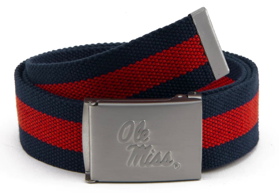 Ole Miss Fabric Belt