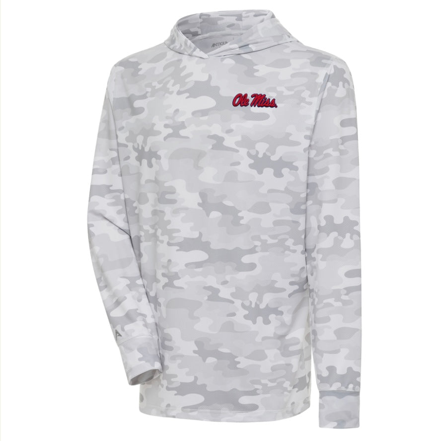 Antigua Ole Miss Sector Pullover Hoodie