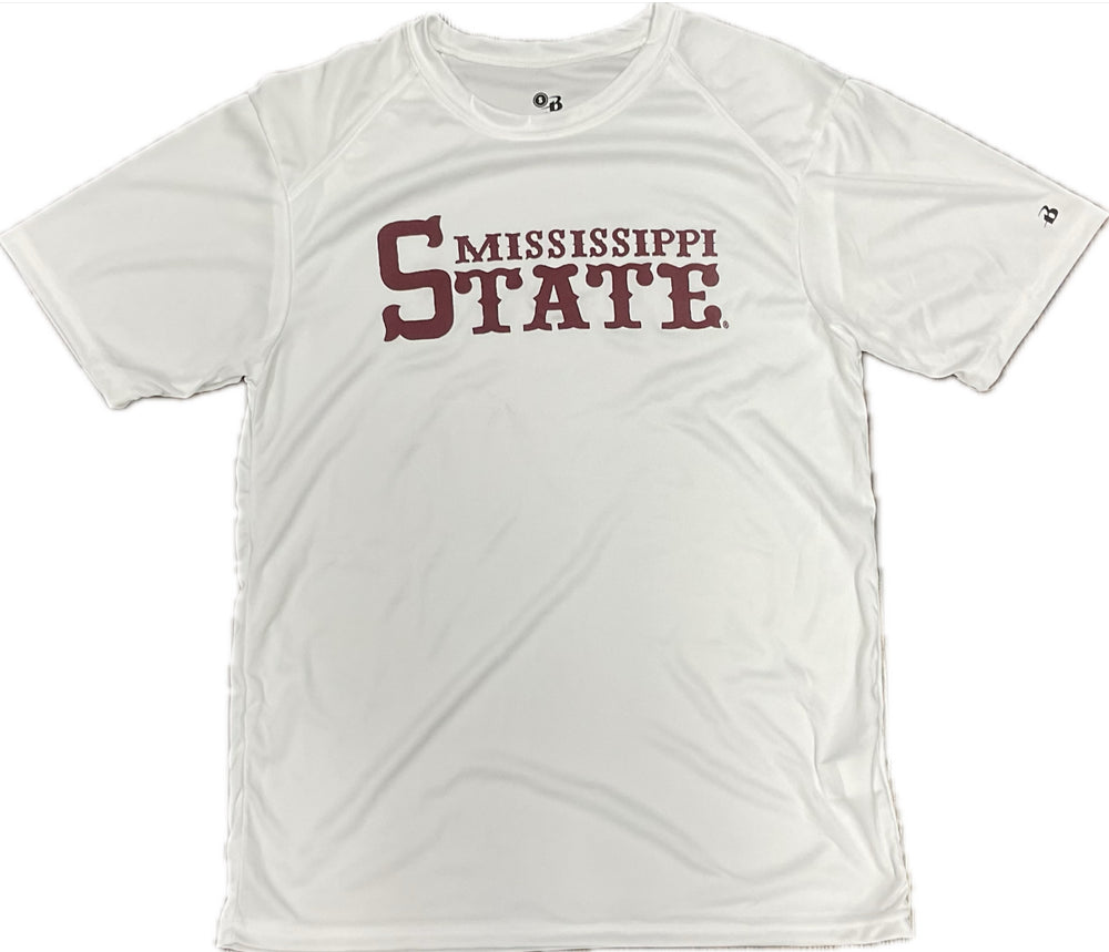 Mississippi State White Dri-Fit T-shirt