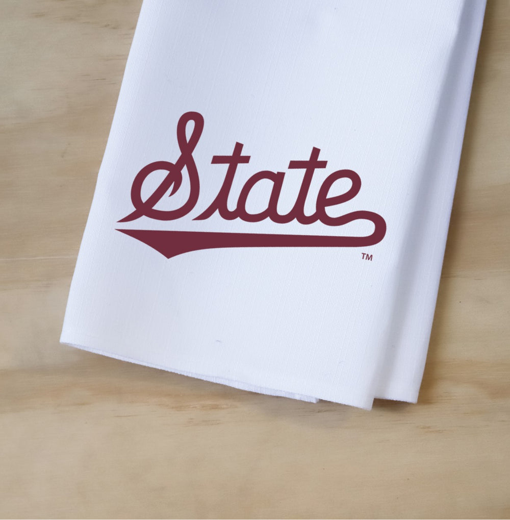 State Script Tea Towel