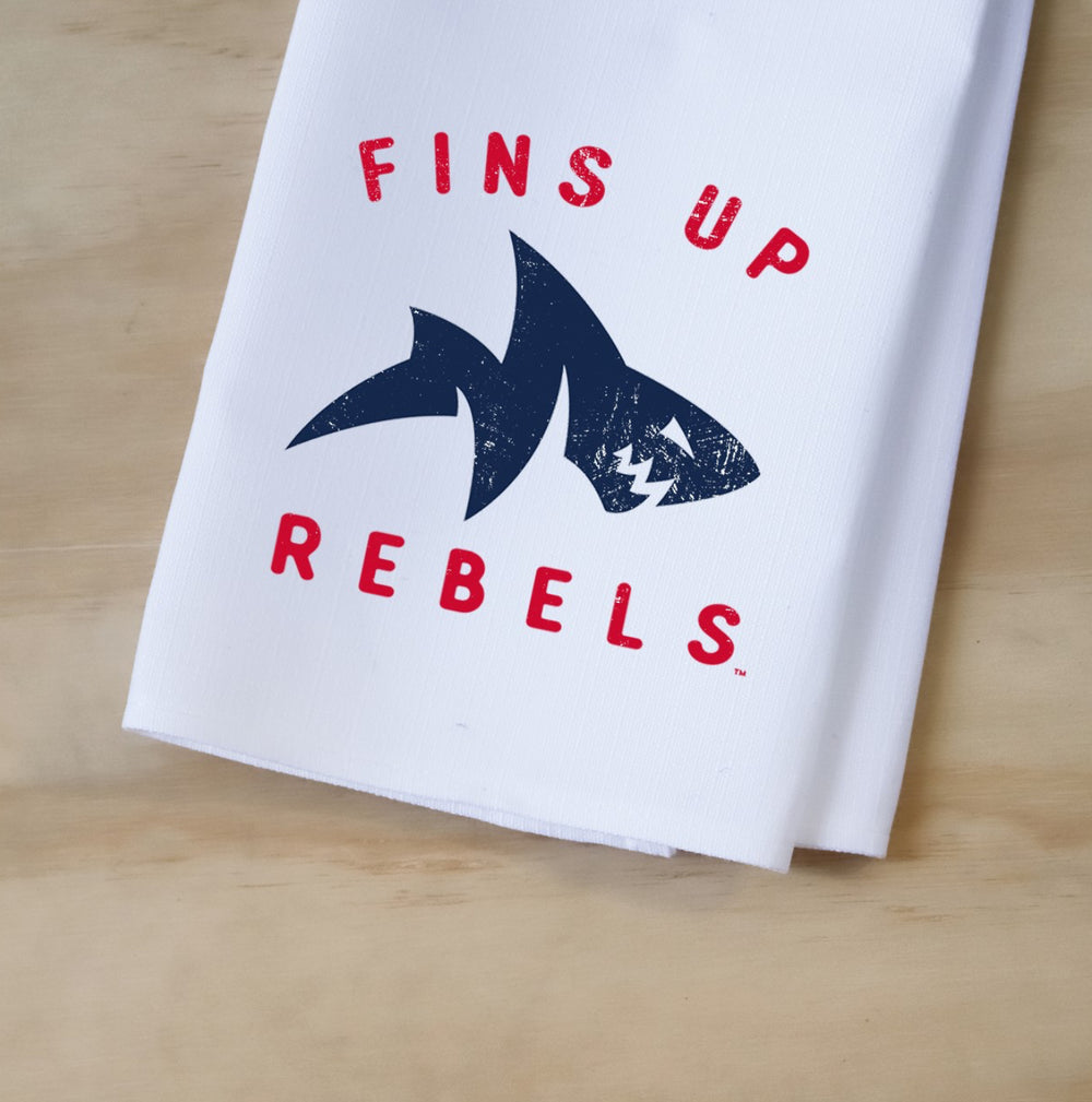 Little Birdie Fins Up Rebels Pillow Tea Towel