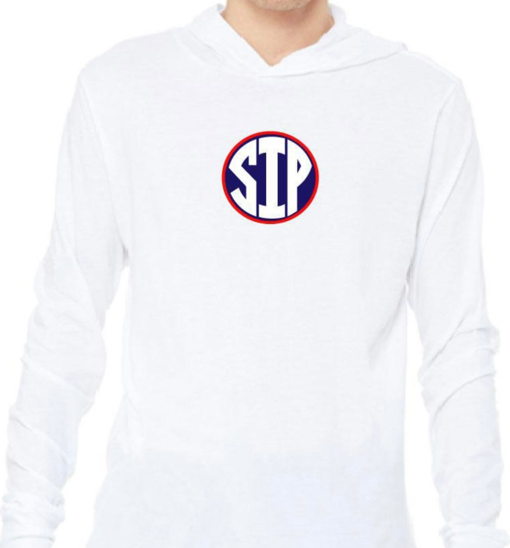 Youth Dri-Fit Sip White T-Shirt Hoodie