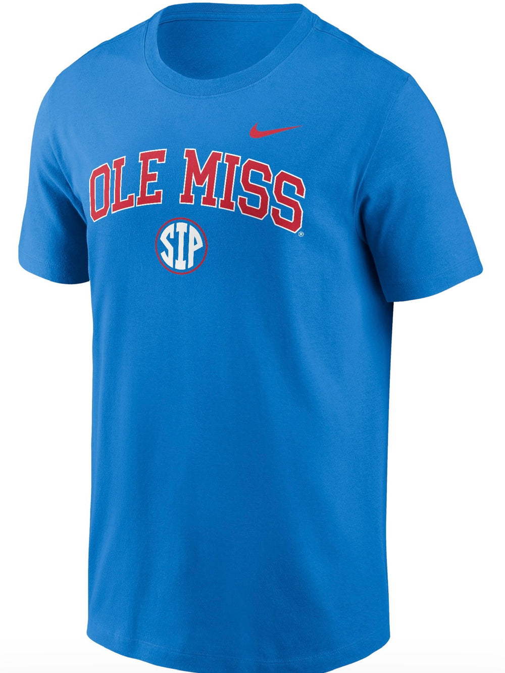 Nike Adult Ole Miss SIP Dri Fit Tee - Powder Blue