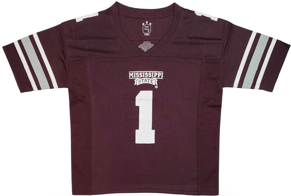 Mississippi State Little King Toddler and Youth Football Jersey