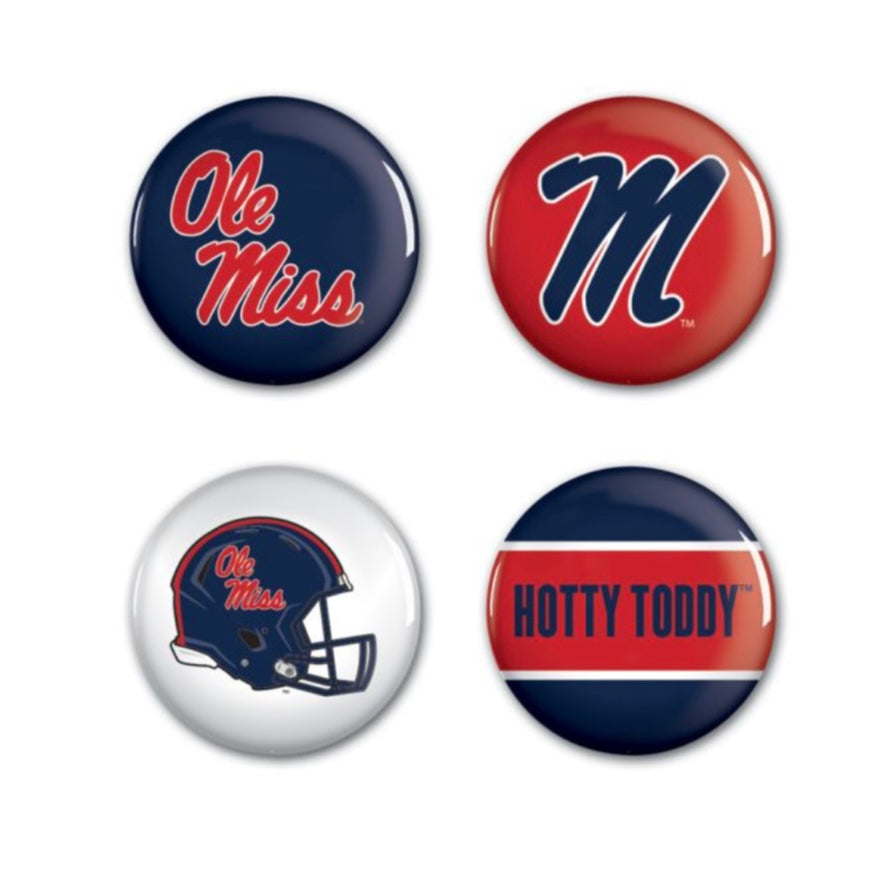 Wincraft Ole Miss Mini Button Pack