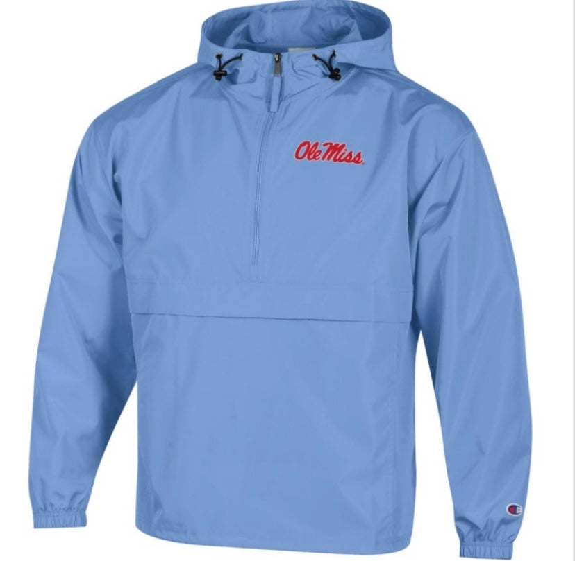 Ole Miss Champion Water Resistant Pack N Go - Powder Blue