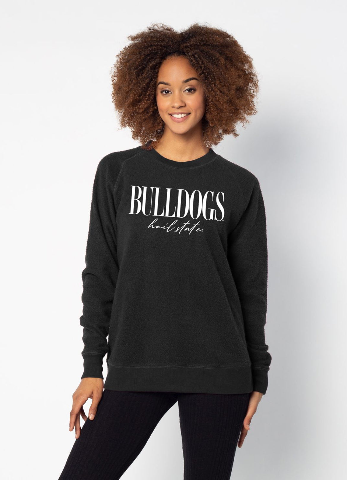 Chicka-d Mississippi State Bulldogs Black Fleece Sweatshirt