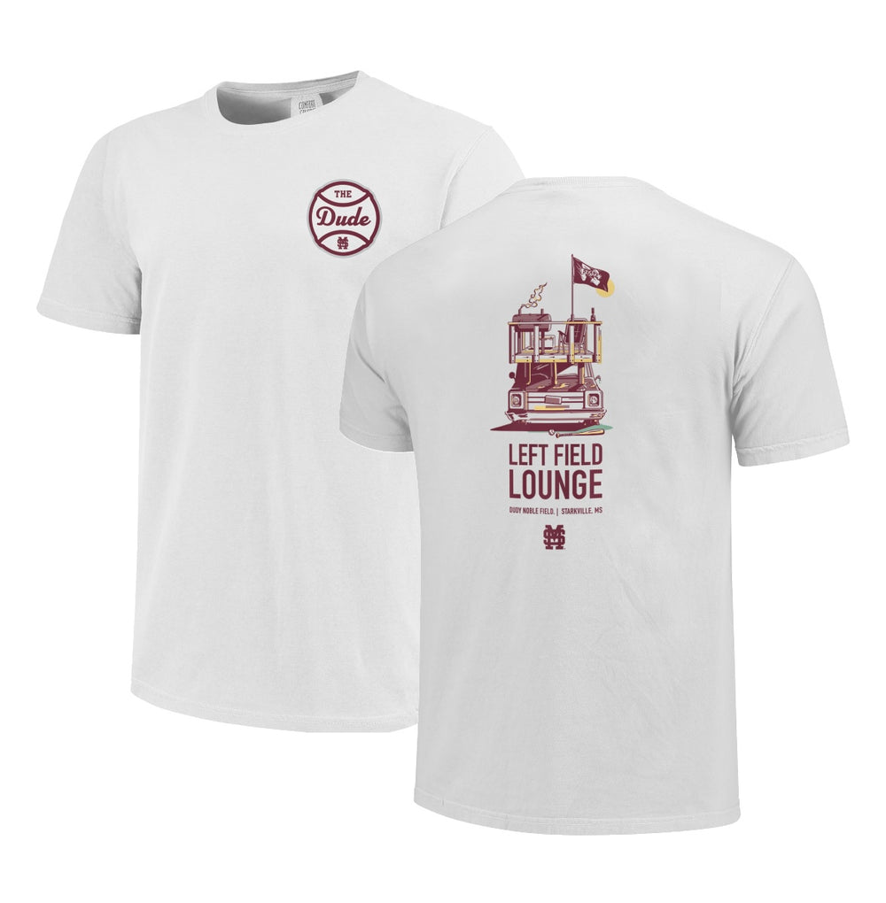 Image One Comfort Color Mississippi State Left Field Lounge Tee