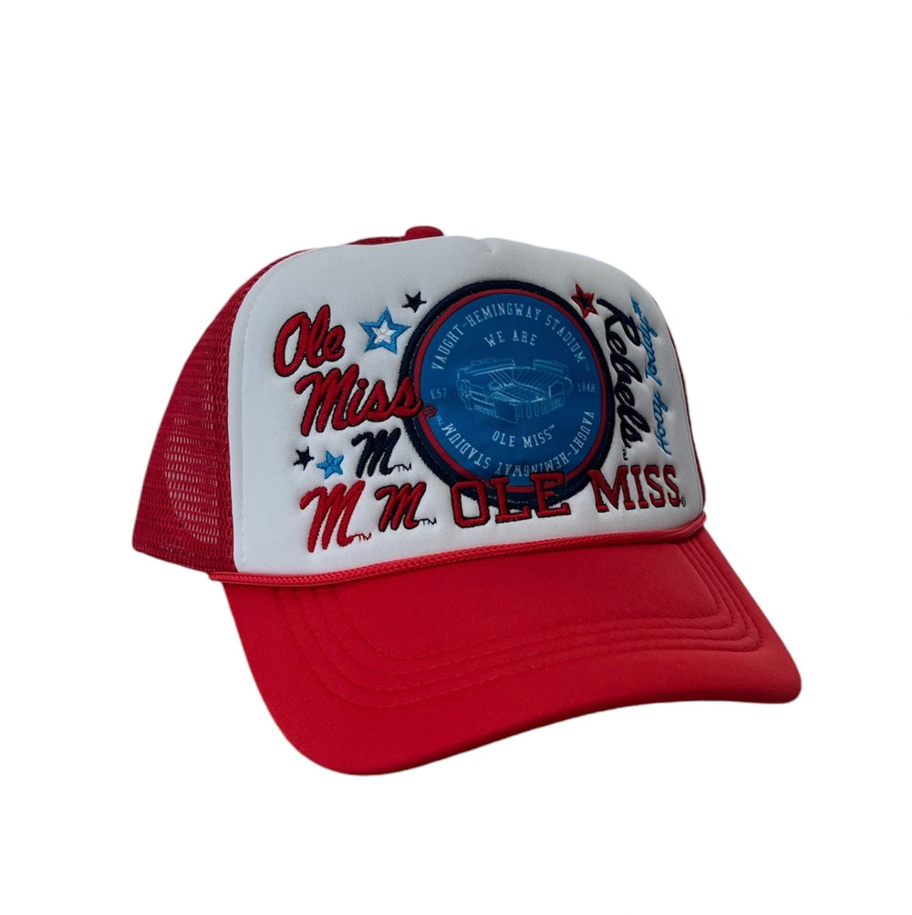 Gameday Social Ole Miss Layer Patch Foam Hat