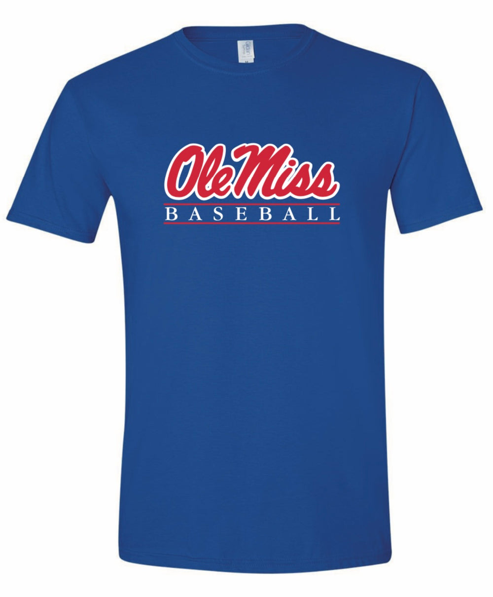 Gildan Ole Miss Baseball Tee