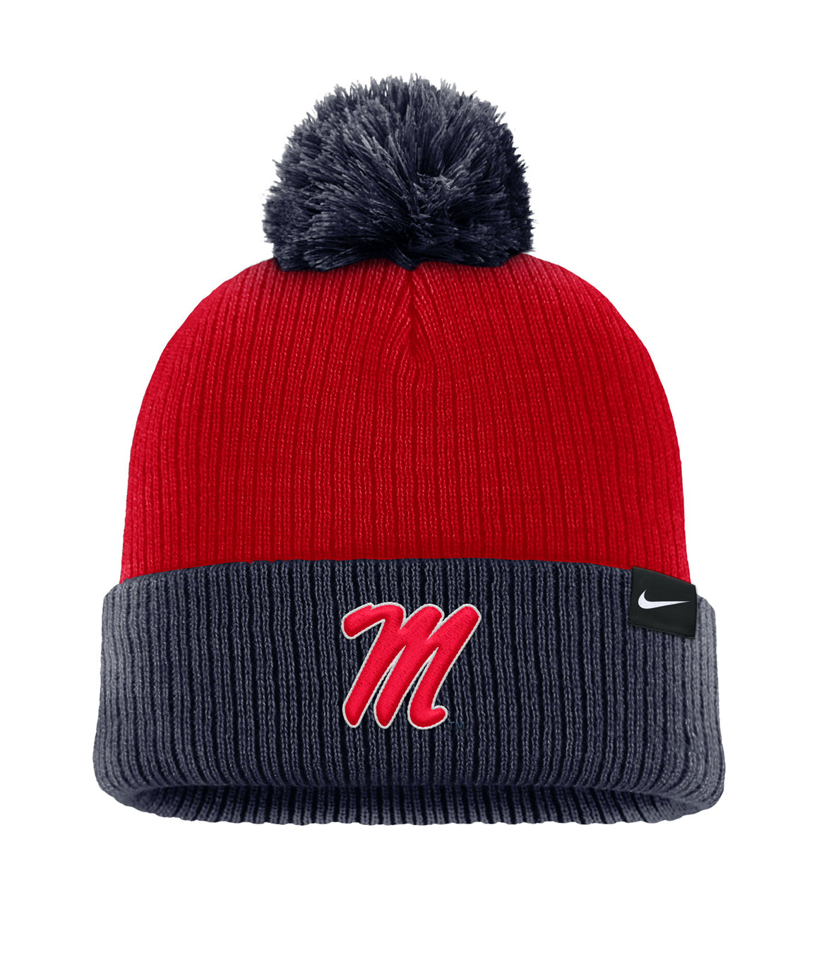 Nike Script "M" Rebels Navy/Red Hat