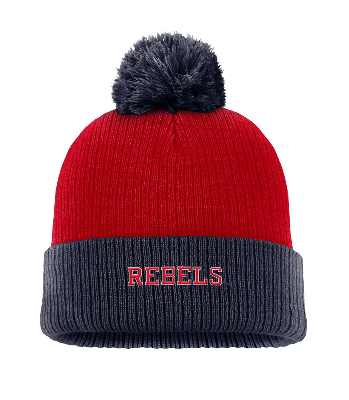 Nike Script "M" Rebels Navy/Red Hat