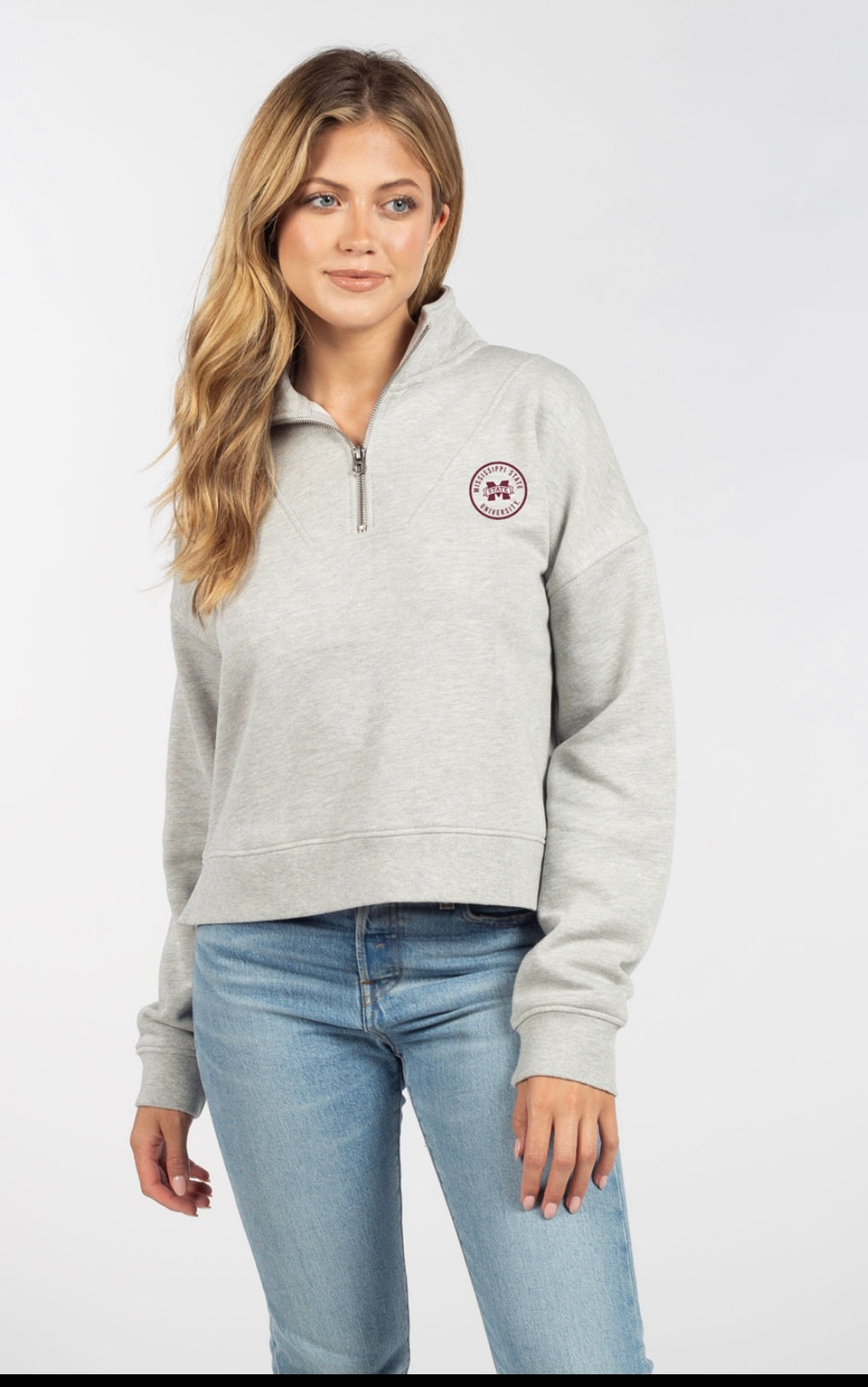 Chicka-d Mississippi State Halftime Quarterzip Sweatshirt