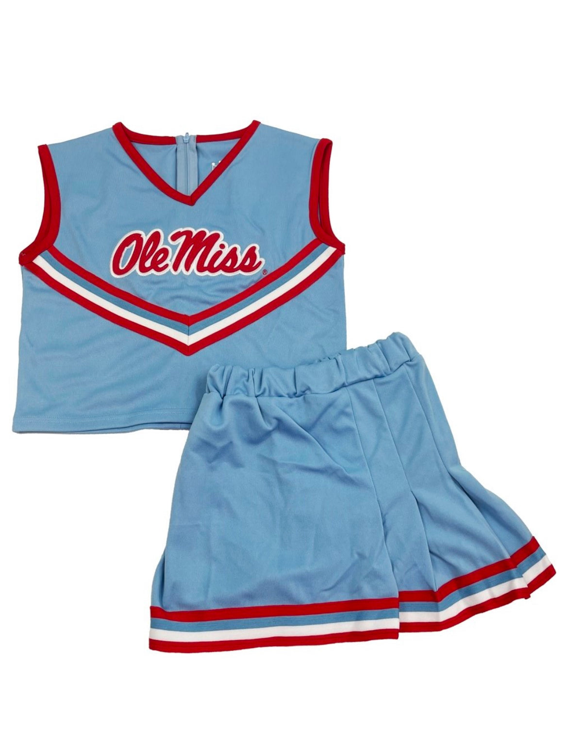 Little King Two Piece Cheer Outfit- Powder Blue