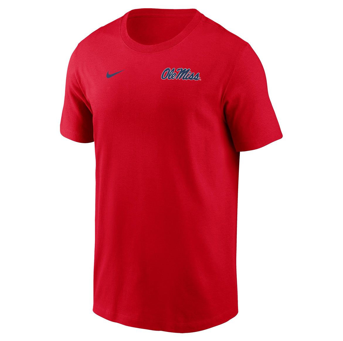 Nike Boys Legend SS Tee-RED Ole Miss Left Chest Logo