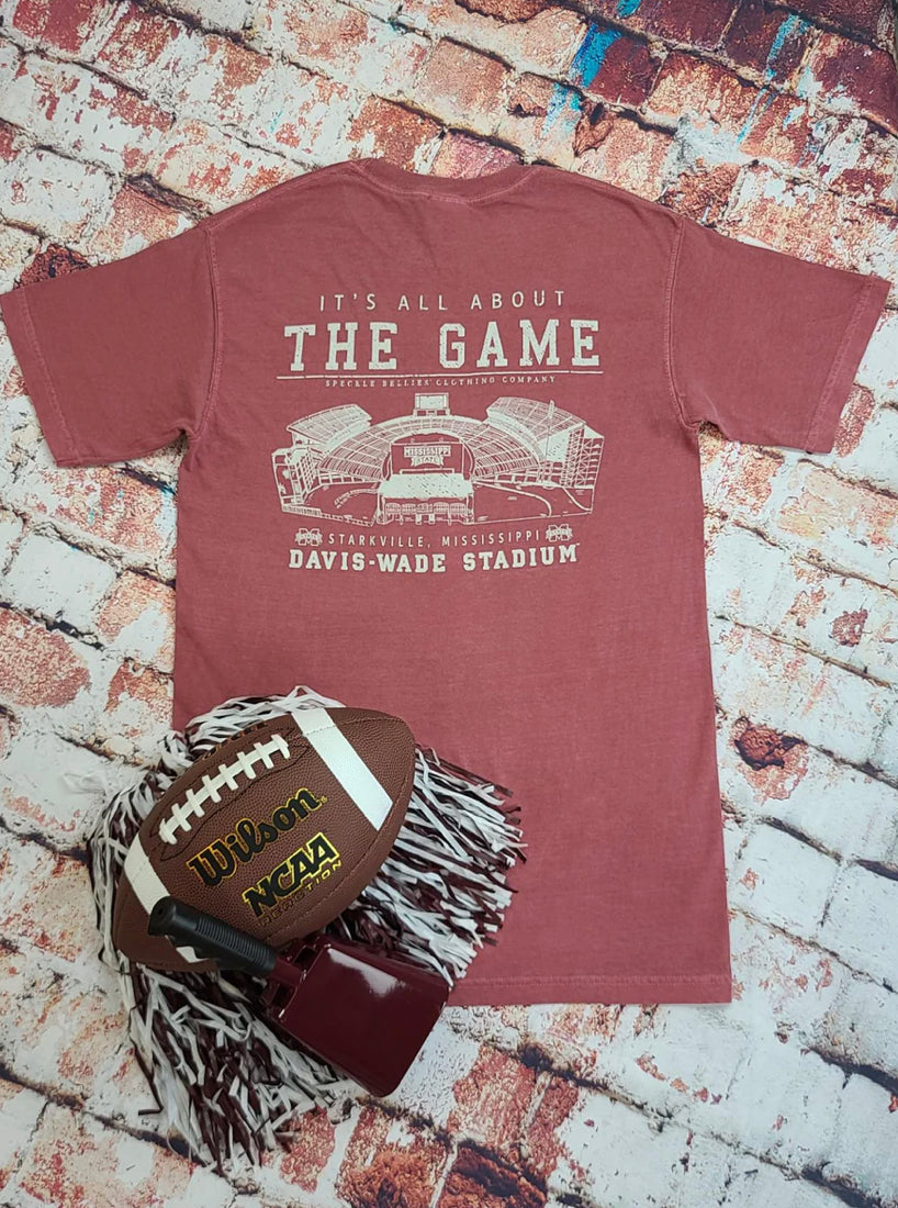 MSU The Game Speckle Bellies Tee