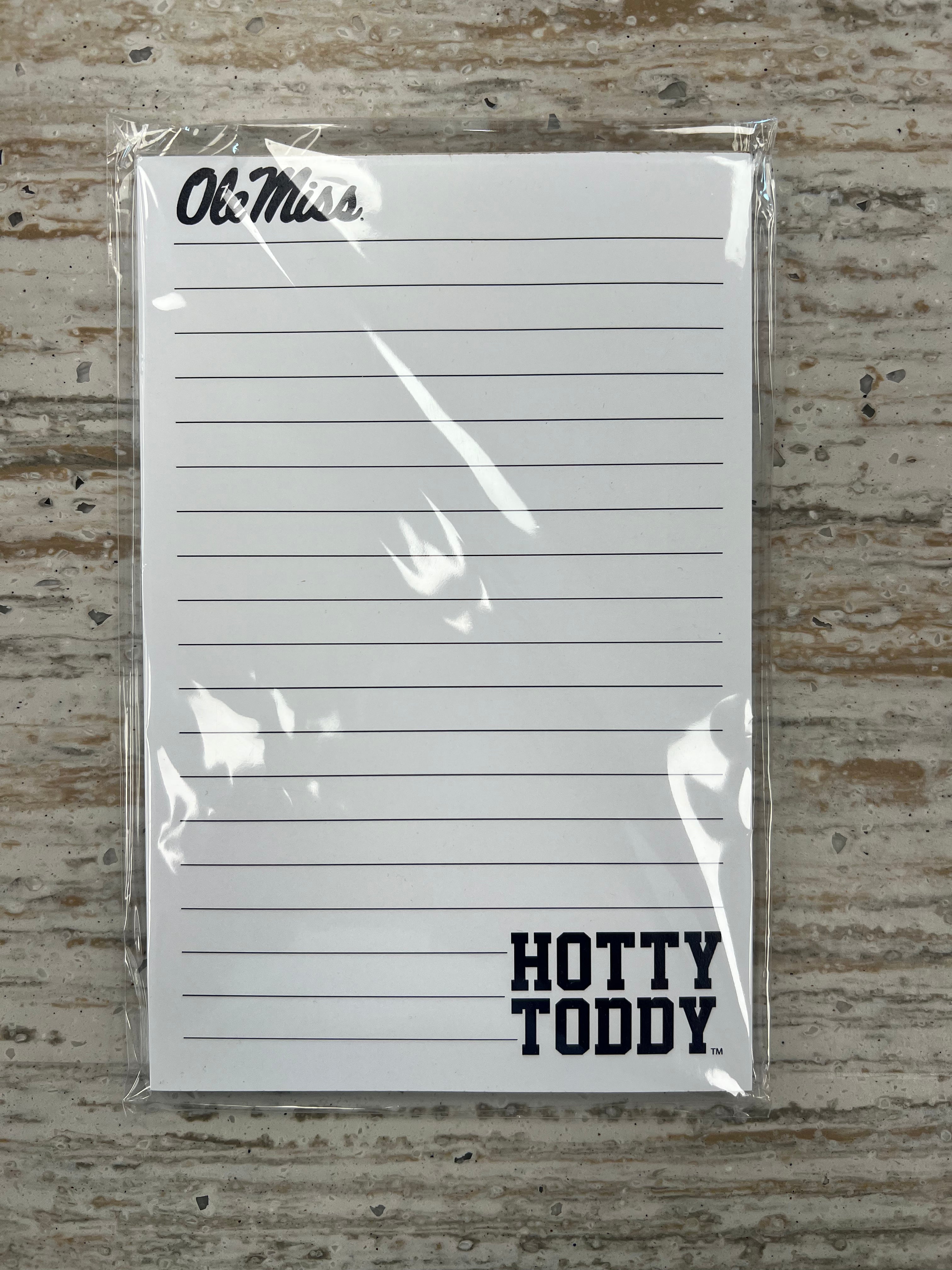 Ole Miss Logo 5x8 Notepad