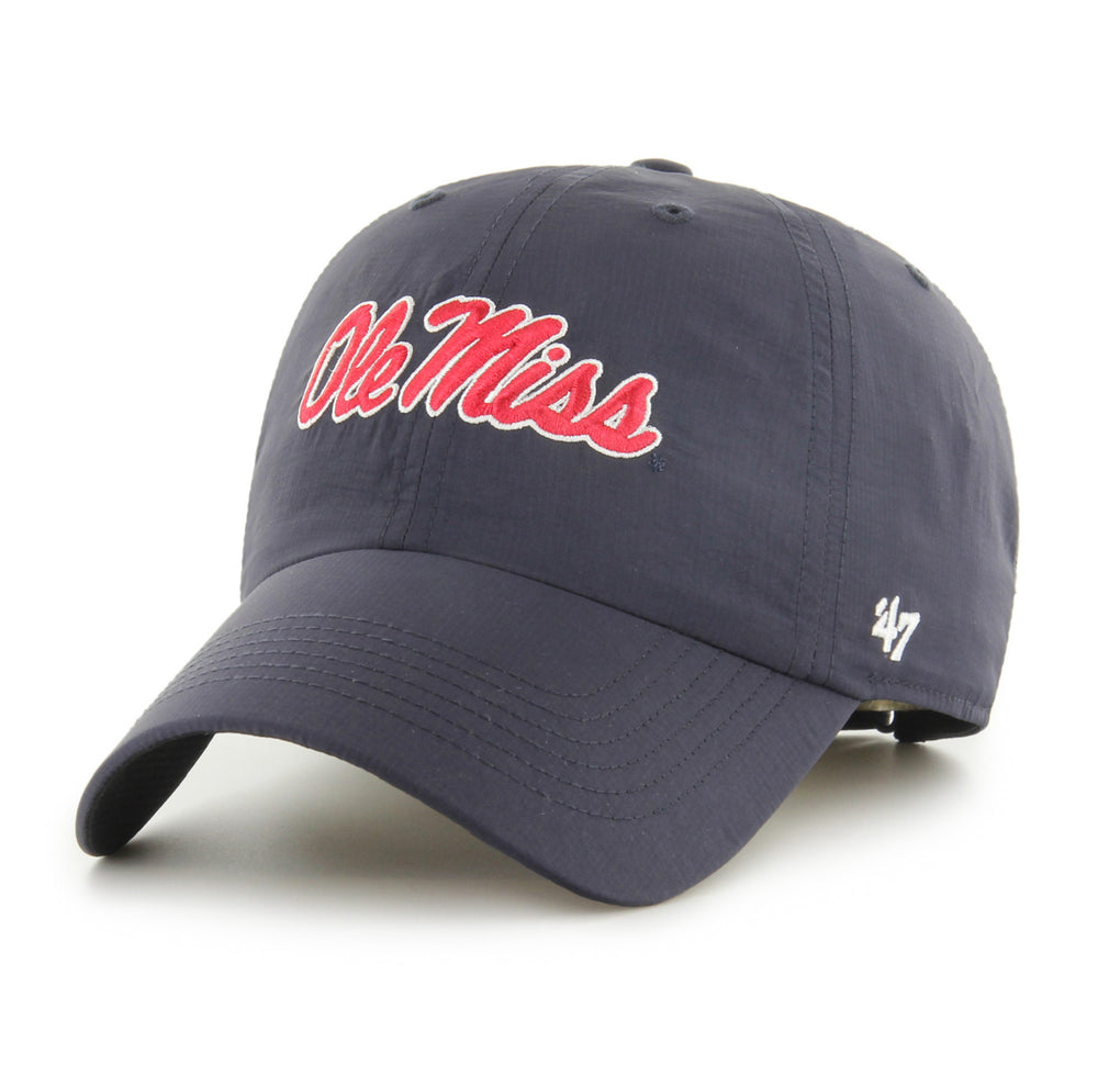 47 Brand Ole Miss Clean Up Navy Adjustable Hat