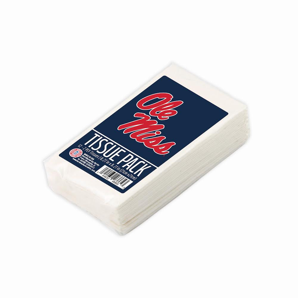 Ole Miss Tissue Packet