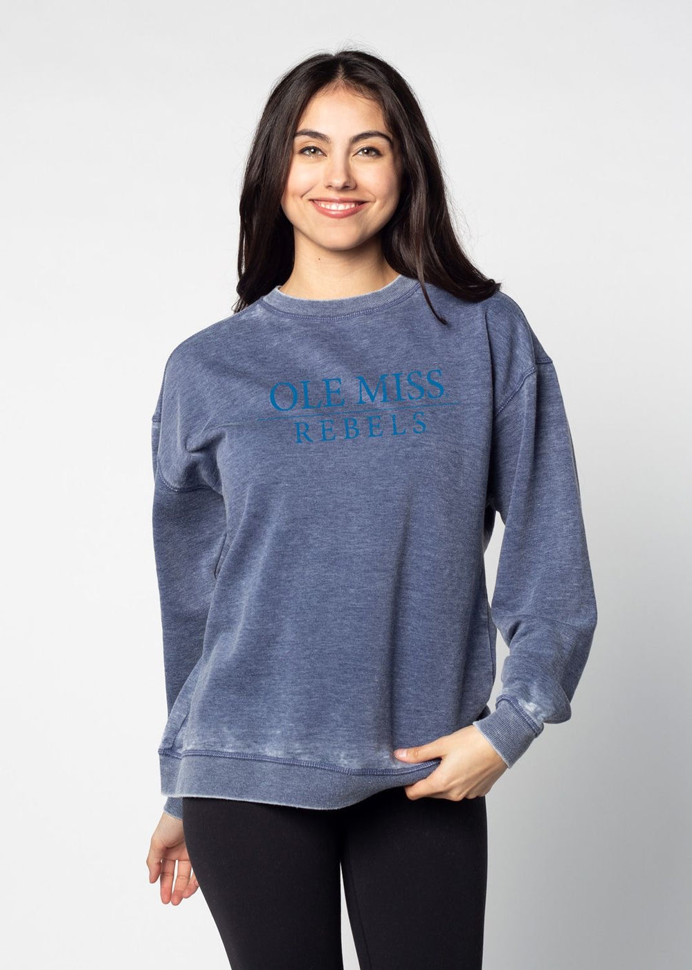 Ole Miss Chicka-d Navy Pullover