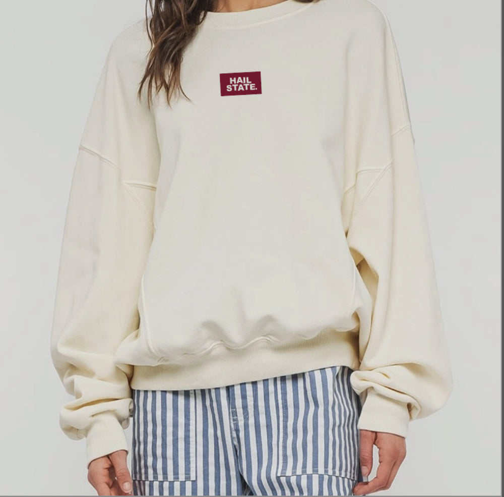 Woven Label Hail State Sweatshirt