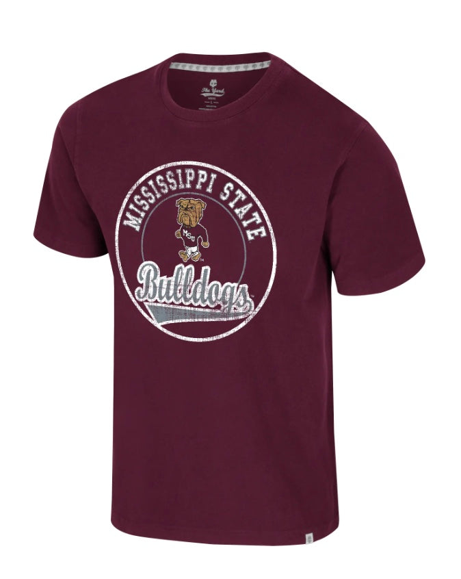 Colosseum Mississippi State Short Sleeve Maroon Tee