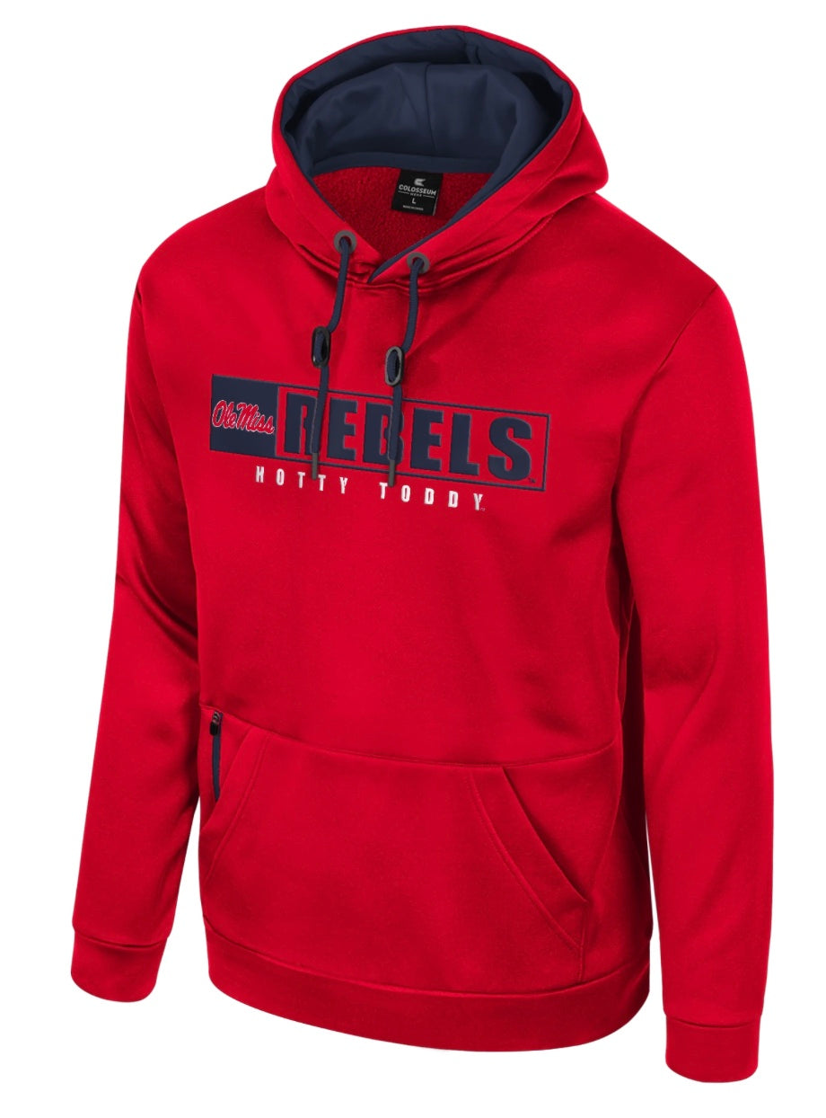 Colosseum Mens Mainframe Hoodie - Ole Miss