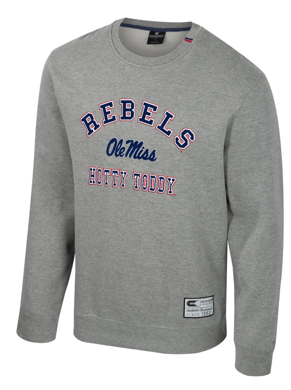 Colosseum Mens Zion Crewneck - Ole Miss