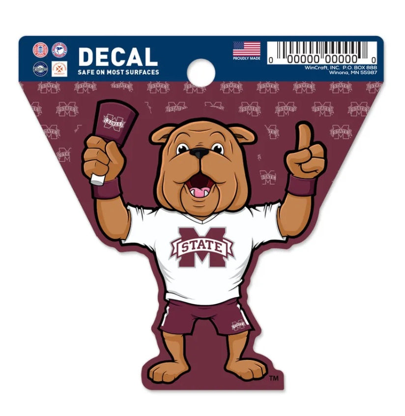 Mississippi State Bulldog Decal